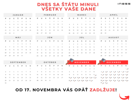 Štát od 17. novembra funguje na sekeru