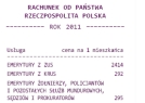 Účet za služby štátu v Poľsku