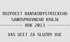 Účet za služby VÚC