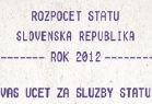 Účet za služby štátu 2012 (Odpadové hospodárstvo)