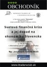 Svetová finančná kríza a jej dopad na ekonomiku Slovenska