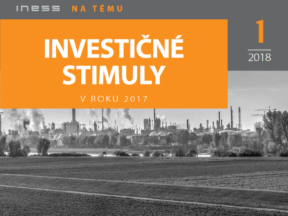 INT 1/2018: Investičné stimuly v roku 2017