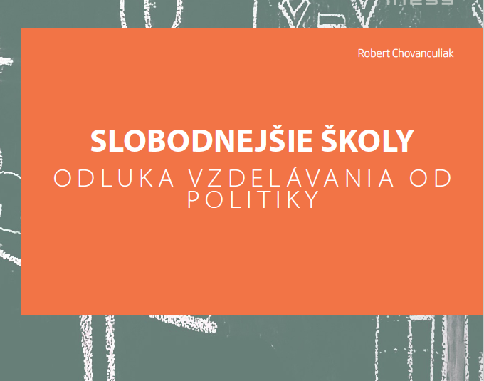 Tlačová správa: Slobodnejšie školy: Odluka vzdelávania od politiky