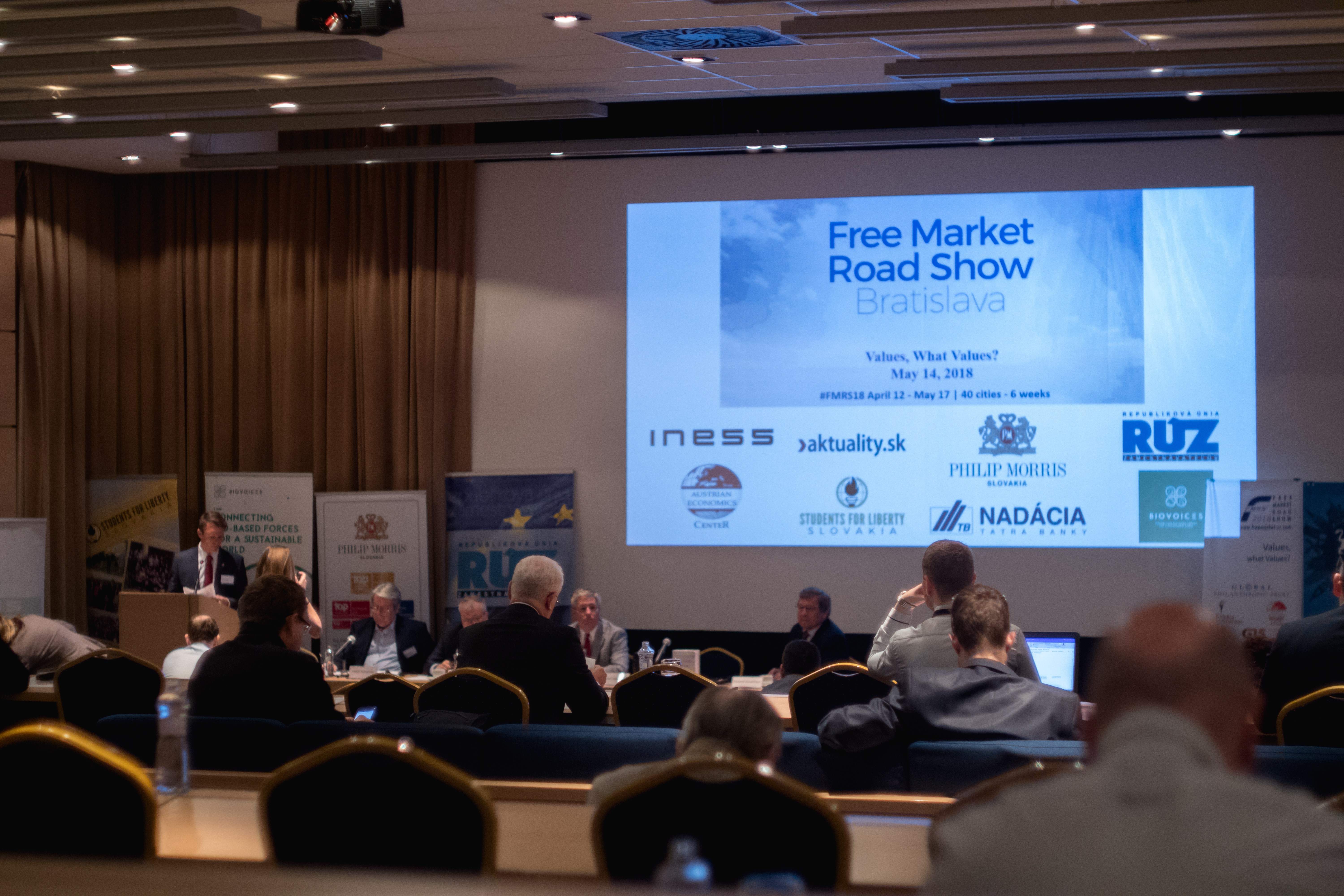 Free Market Road Show 2018 v Bratislave
