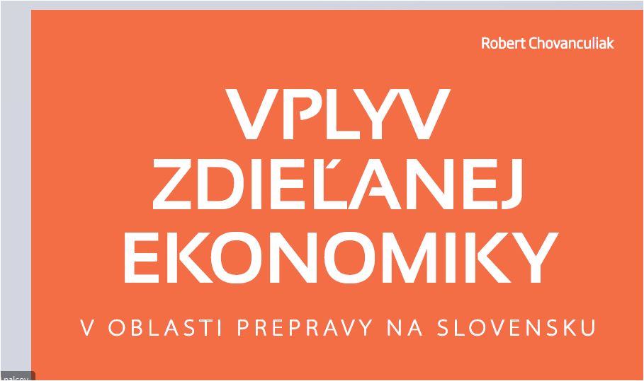 Vplyv zdieľanej ekonomiky v oblasti prepravy na Slovensku
