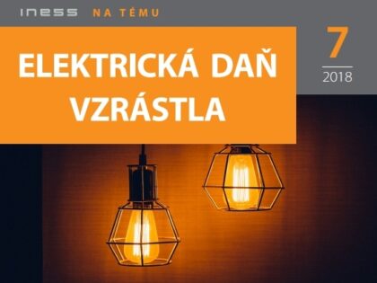 INT 7/2018: Elektrická daň vzrástla