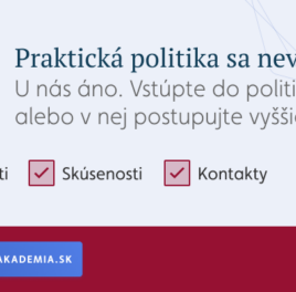 INESS opäť súčasťou Politickej akadémie