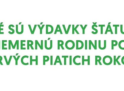 Koľko stojí rodina?