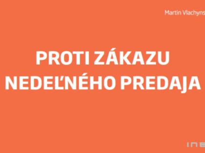 Tlačová správa: Proti zákazu nedeľného predaja