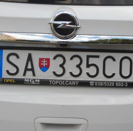 Policy Win: Fight for Cheaper (and Less) License Plates in Slovakia