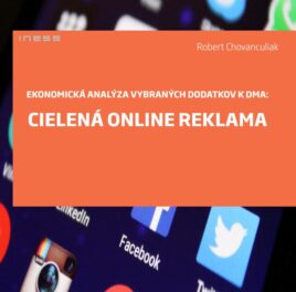 Ekonomická analýza vybraných dodatkov k DMA: cielená online reklama