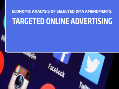 Economic analysis of selected DMA amendments: targeted online advertising