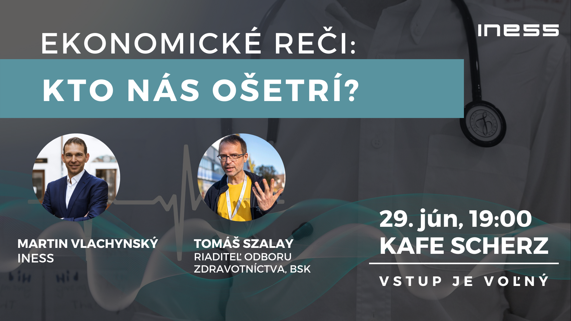 Pozývame na Ekonomické reči #21: Kto nás ošetrí?