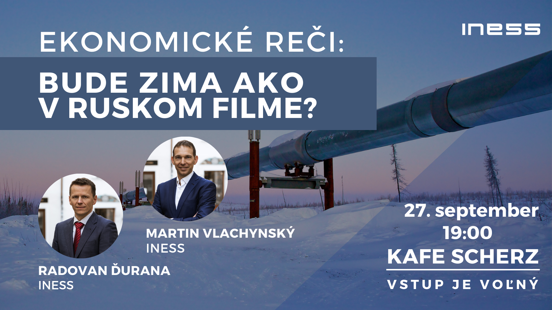 Pozývame na Ekonomické reči #22: Bude zima ako v ruskom filme?