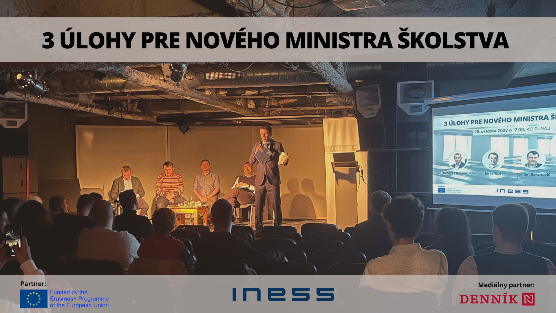 Konferencia: Tri úlohy pre nového ministra školstva