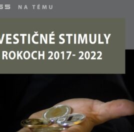 Investičné stimuly v rokoch 2017- 2022