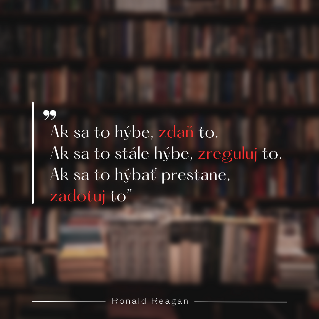 Dotácia ako univerzálne riešenie