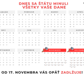 Tlačová správa: Štátu sa práve minuli všetky vaše peniaze