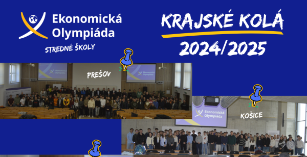 Krajské kolá Ekonomickej olympiády privítali takmer 900 študentov
