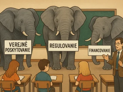Tri slony v triede: verejné poskytovanie, regulovanie a financovanie školstva