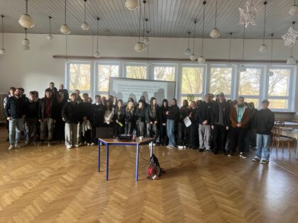 Prednáška Cena štátu v Žiline na SOŠ podnikania a služieb