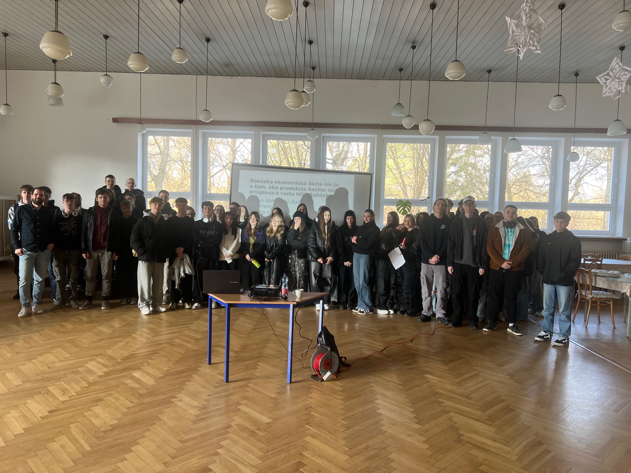 Prednáška Cena štátu v Žiline na SOŠ podnikania a služieb