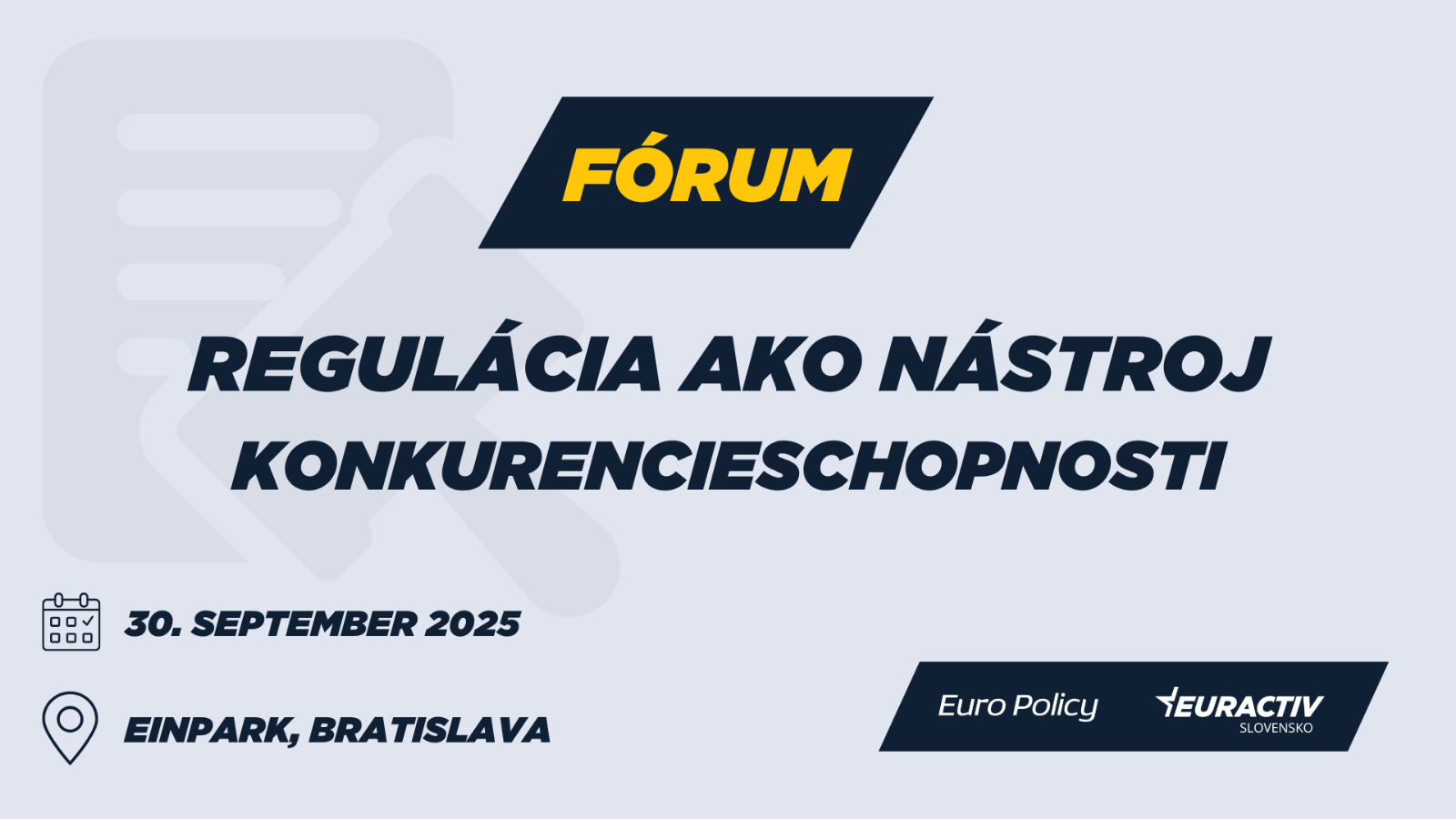 INESS na EURACTIV diskusii o regulácii