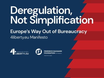 Medzinárodný manifest 4liberty – Deregulácia, nie zjednodušenie