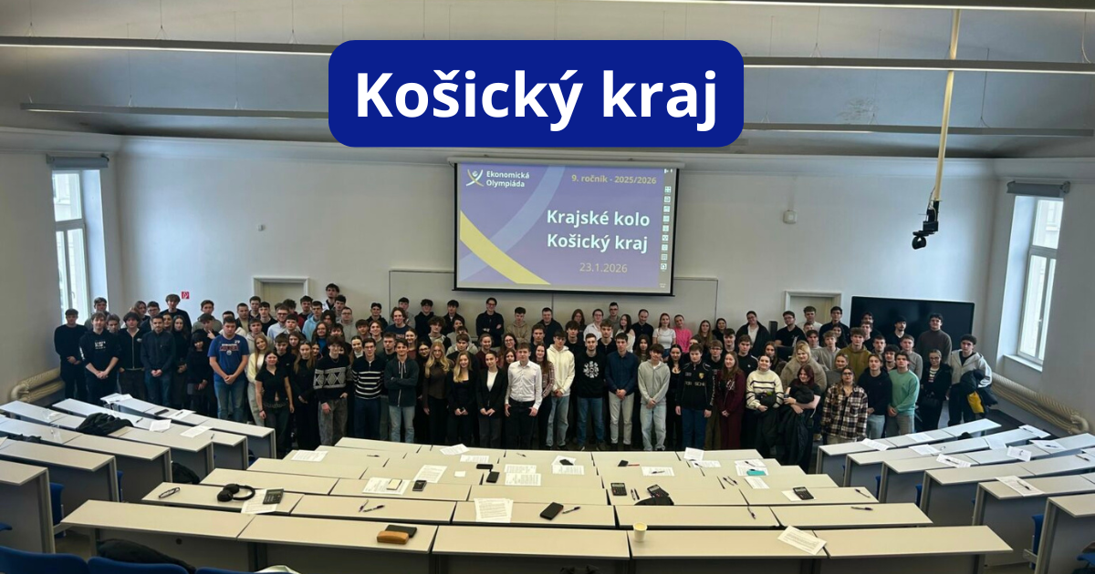 Krajské kolo Ekonomickej olympiády v Košiciach