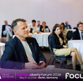 Richard Ďurana na Europe Liberty Forum v Berlíne