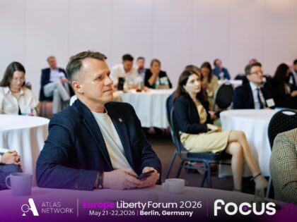 Richard Ďurana na Europe Liberty Forum v Berlíne