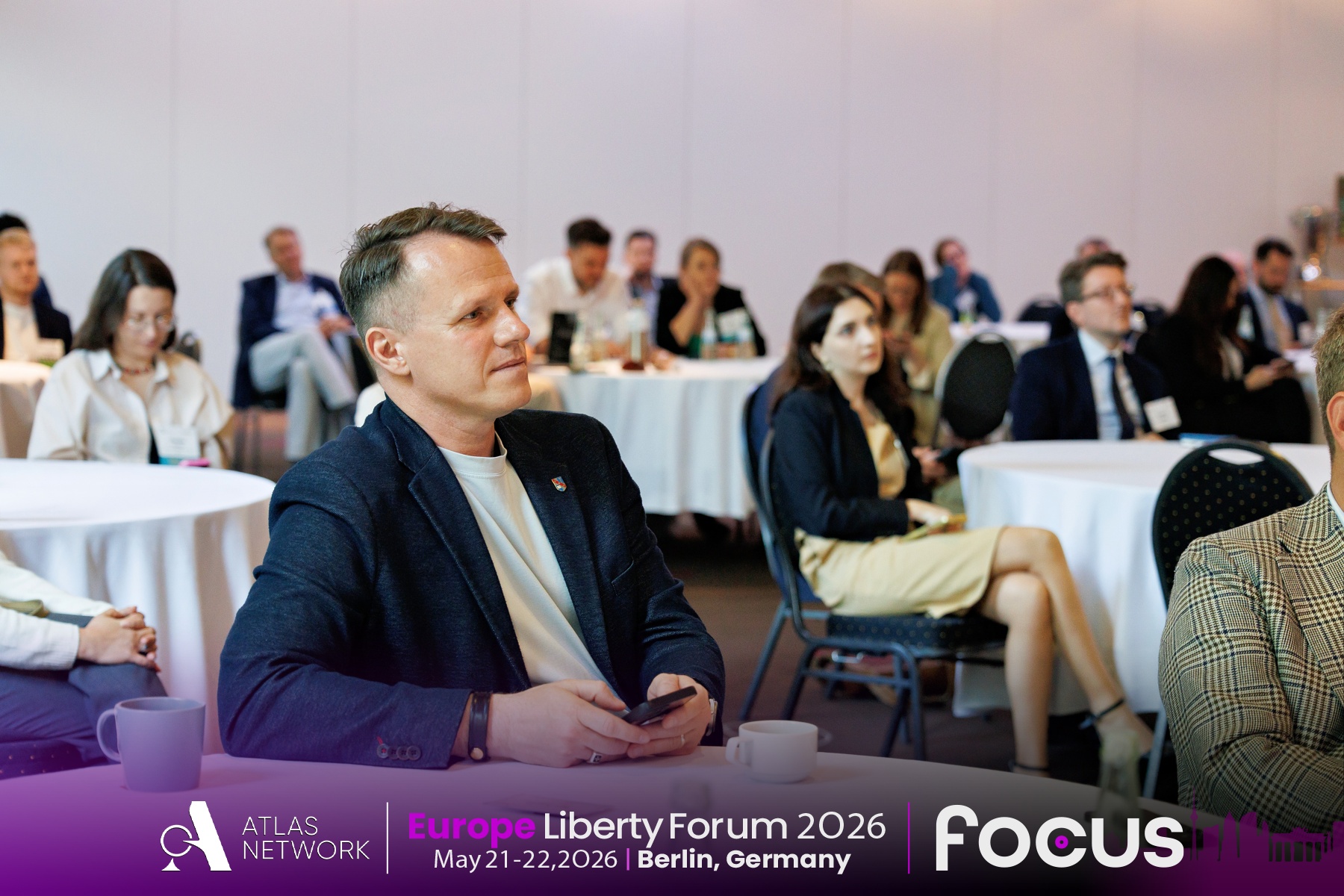 Richard Ďurana na Europe Liberty Forum v Berlíne