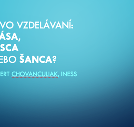 Prednáška na konferencii spoločnosti SAP