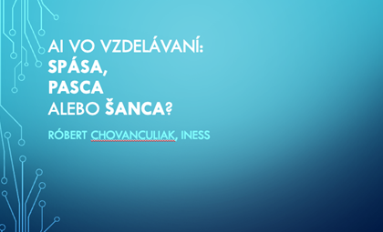 Prednáška na konferencii spoločnosti SAP