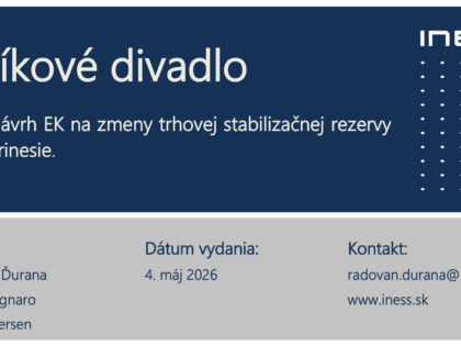 Tlačová správa – Uhlíkové divadlo: Návrh Európskej komisie na zmenu trhovej stabilizačnej rezervy nepomôže