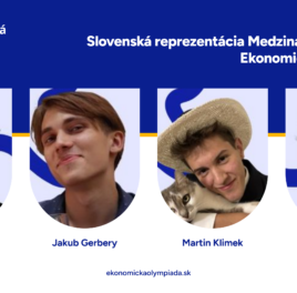 Štyria najlepší mladí slovenskí ekonómovia zabojujú o titul medzinárodných šampiónov