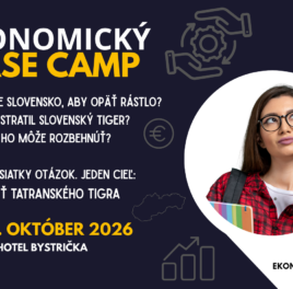 Pozvánka na 5. ročník Ekonomického Base Campu 2026: Čo potrebuje Slovensko, aby opäť začalo rásť?