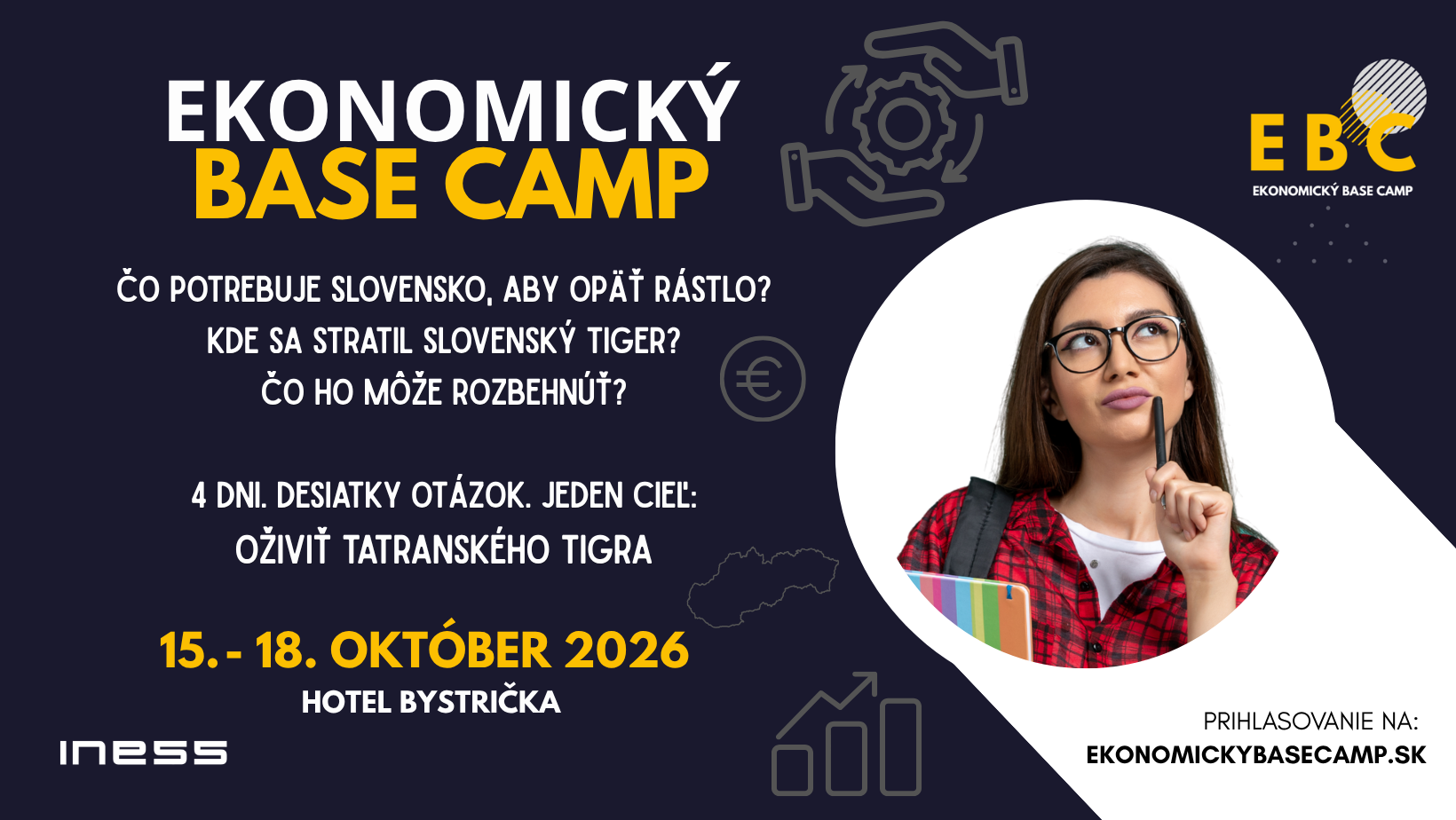 Pozvánka na 5. ročník Ekonomického Base Campu 2026: Čo potrebuje Slovensko, aby opäť začalo rásť?